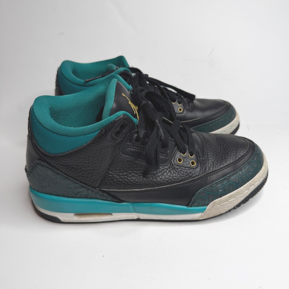 Jordan 3 Retro Rio Teal (GS) Size 6.5Y or 8 Womens